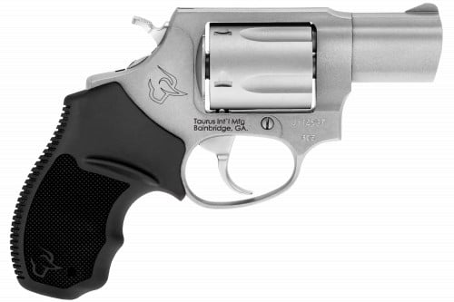 Taurus 605 Small Frame 357 Mag/38 Special +P 5rd 2 Matte Stainless Steel Barrel, Cylinder & Frame, Walnut Grips, Tran