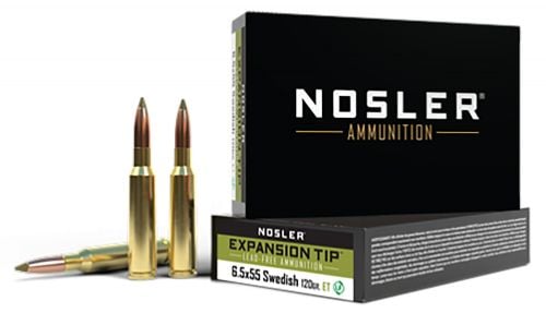 Nosler 40015 6.5x55 Swedish 120 gr 20 Per Box/ 10 Case