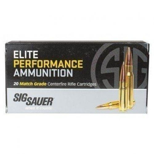 Sig Sauer Elite Marksman Open Tip Match Hollow Point 308 Winchester Ammo 20 Round Box