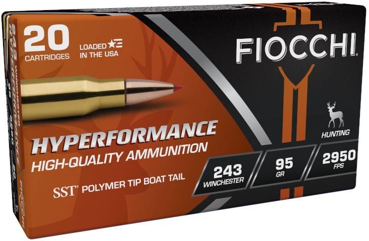 Fiocchi 243 Winchester 95 Grain Super Shock Tip