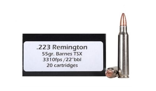 DoubleTap Ammunition Tactical 223 Rem 55 gr Barnes TSX Lead Free 20 Bx/ 50 Cs