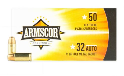 ARMSCOR .32 ACP  71GR FMJ 50/1000