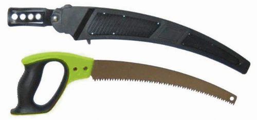 HME HMEHS1 Hand Saw with Scabbard Fixed 12 Polymer Black