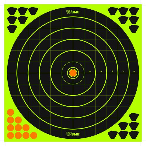SME Splatter Target Round 6 Pack 12 Circle