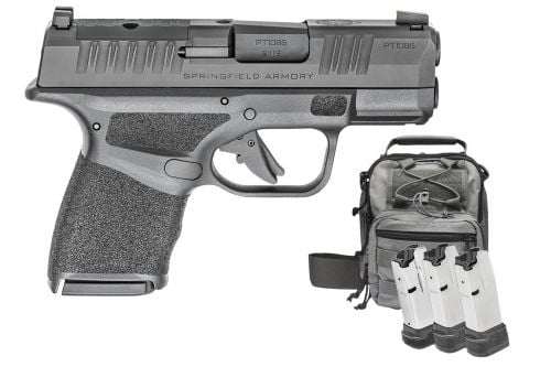 Springfield Armory Hellcat OSP 9mm Package 4 Mags, Sling Bag