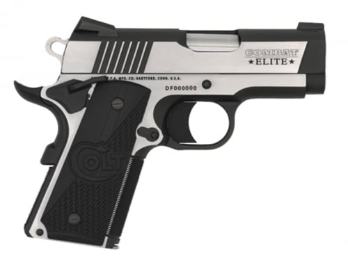 Colt Defender Combat Elite Series 9mm Semi Auto Pistol