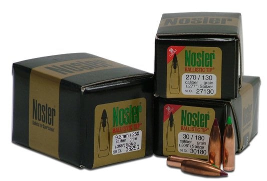 Nosler Spitzer Hunting Ballistic Tip 6.5MM Cal 100 Grain 50/