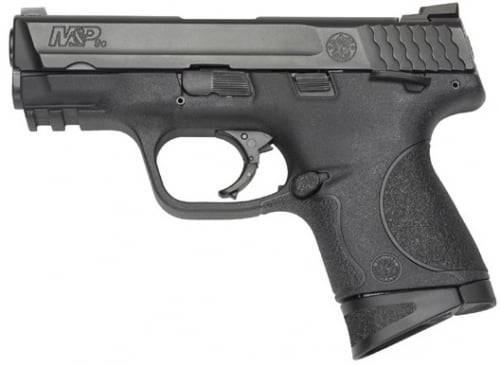 Smith & Wesson M&P 9 Compact 9mm Luger 3.50 12+1 Black Stainless Steel, Interchangeable Backstrap Grip
