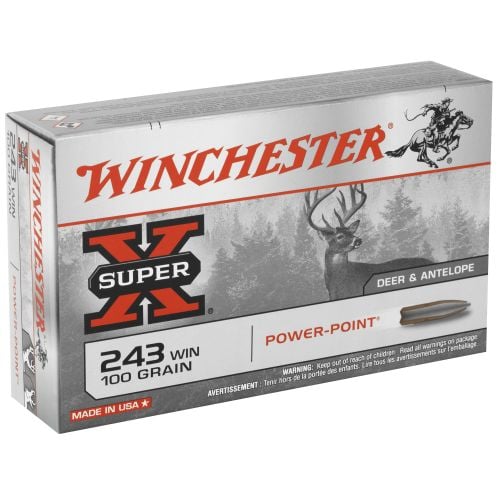 Winchester Super-X 243 Winchester 100gr Power-Point 20rd box
