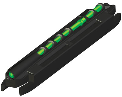 Hi-Viz Magni-Hunter Magnetic Front Narrow Red/Green Fiber Optic Shotgun Sight
