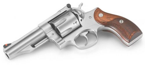 Ruger Redhawk 45 Colt 5in, Satin Stainless, Rosewood Adj. KRH-