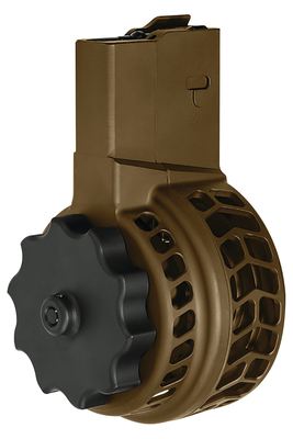 X-15 Chevron Skeletonized 50 Round Drum Magazine For AR-15/M16 .223/5.56 .3...