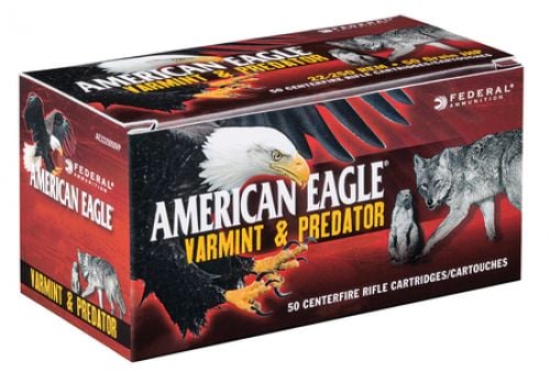 American Eagle Varmint FED .22-250 50GR JHP 50/5