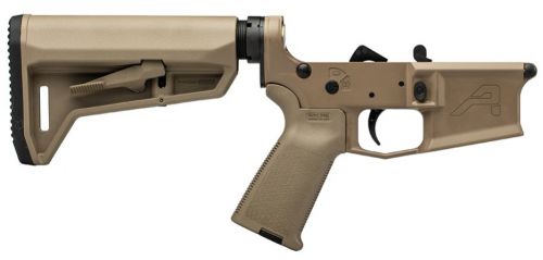Aero Precision M4E1 Complete Lower Receiver w/ FDE MOE Grip & SL-K Carbine Stock - FDE Cerakote