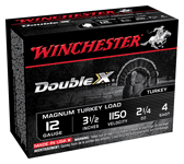 Winchester Double X Turkey 12ga 3.5" 2-1/4oz #4 10/bx - 00729