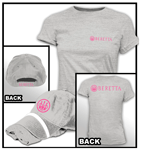BERETTA WOMEN'S CAP & T-SHIRT - TC0270850905M