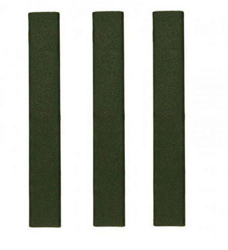ERGO Grip Slim Picatinny Rail Covers 18 Slot 3 Pack OD Green