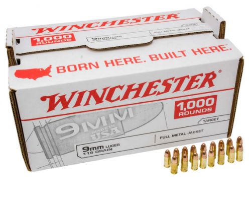 WIN AMMO USA 9MM 1000RDS/CASE