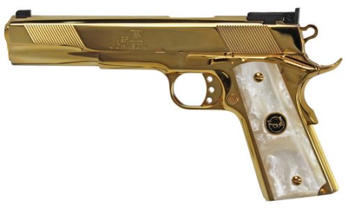 Iver Johnson Eagle XL Ported 24K Gold Plated 45ACP