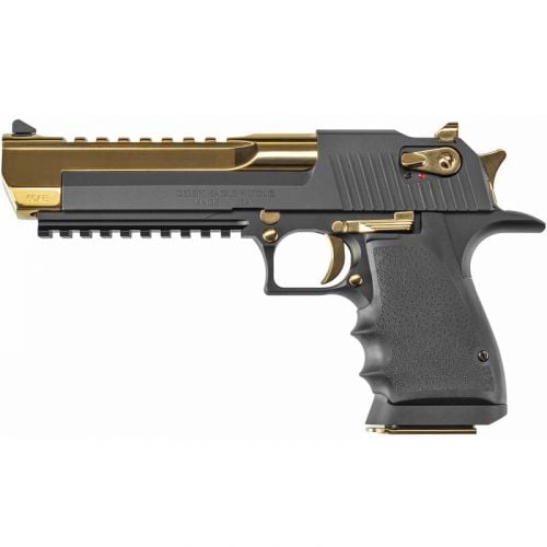 Magnum Research Desert Eagle L6 44 Magnum 6in Matte Black/Gold Pistol - 8+1