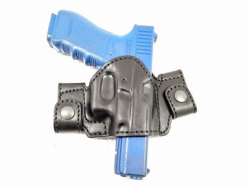 Black / SHORT Smith & Wesson 32 Snap-on Right Hand Leather Holster - Choose your Style