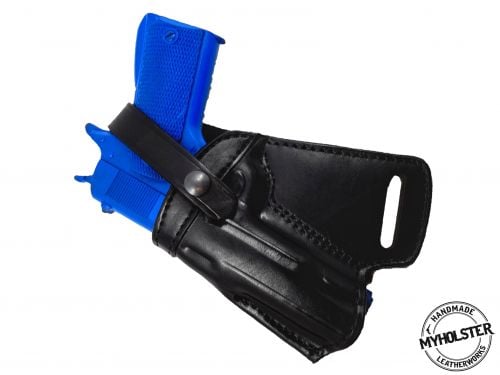 Left / Black Kimber Custom (Two-Tone) II  5 SOB Small Of Back Holster - Choose Your Color & Hand