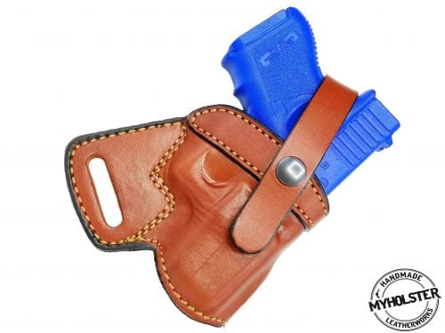 Brown SOB Small Of the Back Holster for Glock 26/27/33, MyHolster