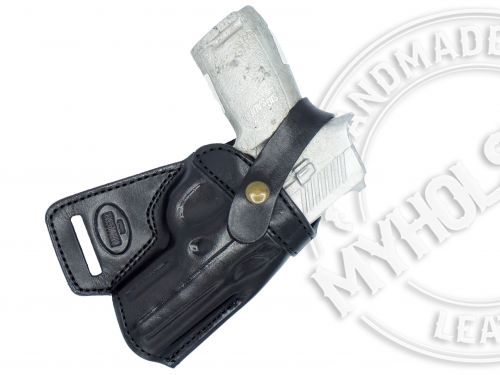 Black / Right Sig Sauer P320 FULL-SIZE SOB Small Of the Back Holster - Pick your Color and Hand