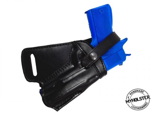 Black / Right Walther Creed SOB Small Of the Back Leather Holster