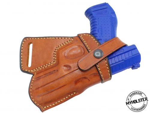 Brown / Right BUL Cherokee 9mm Full Size  SOB Small Of the Back Leather Holster