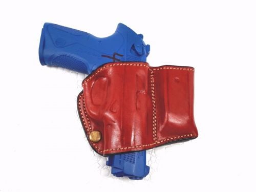 Brown Beretta Px4 Storm Full Size .45 ACP Belt Holster with Mag Pouch Leather Holster