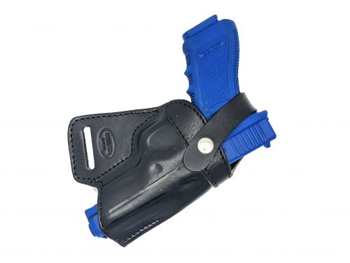 Black / Right For Glock 34 SOB Small Of the Back Leather Holster