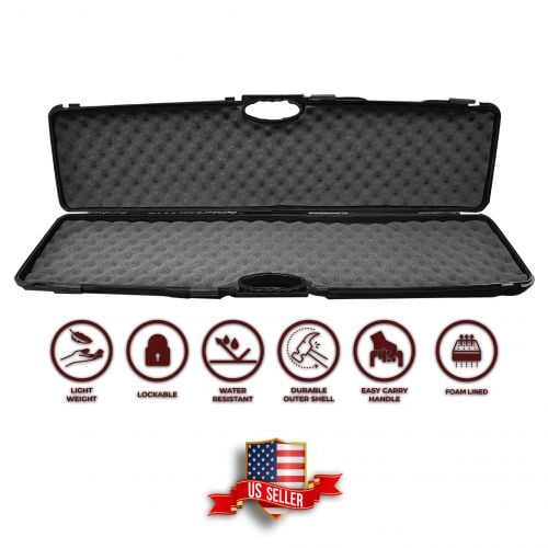 Mossberg Shockwave , Emperor Single Scope Hard Plastic Rifle Case with Foam | 31.25 x 10 x 3 Scratch and Water Resistant S