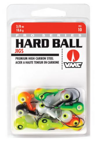 VMC Hard Ball Jig , Sinking 1/8 oz, #1/0 Hook, Assorted, 25pk