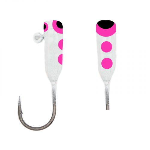 RBM Jigs Pink Lady - 2 Pk UV + Glow Steelhead (1/16 oz) Jigs - Size 6 Hook