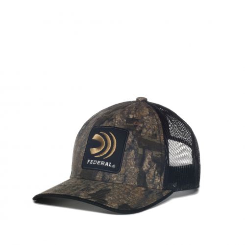 Outdoor Cap Federal Ammo Logo Meshback Cap,Timber/Black, One Size Fits Most