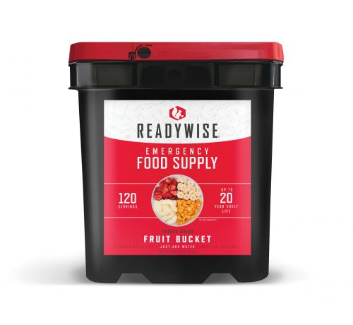 ReadyWise 120 Serving Emergency Food Supply Fruit Bucket