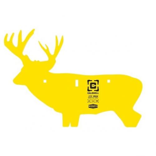 Caldwell AR500 33% Steel Deer Hanging Target Yellow