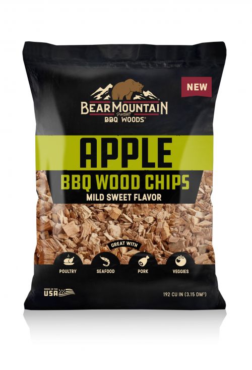 Bear Mountain BBQ Wood Chips 2lb bag - Apple