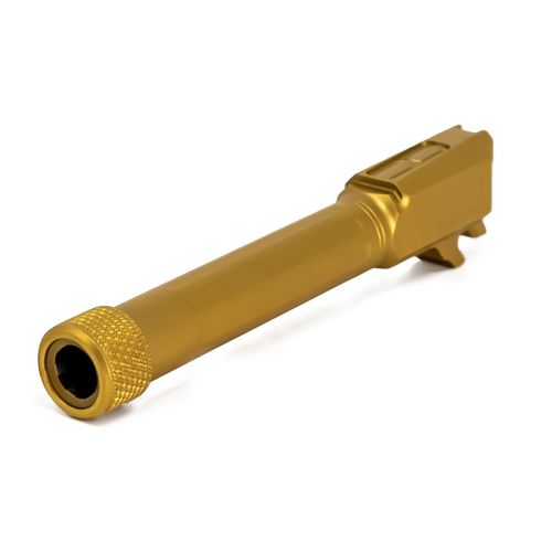 Faxon Match 9mm Luger 3.7 Sig P365 XL Threaded Fluted Barrel - TiN