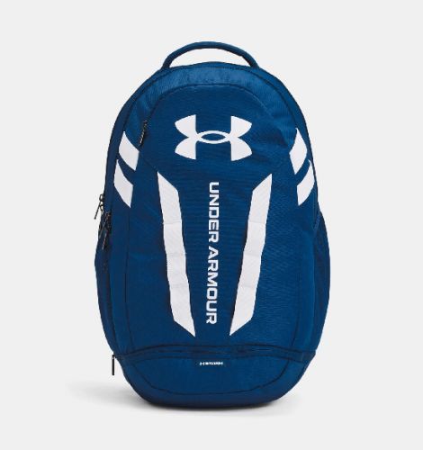 UA Hustle 5.0 Backpack Varsity Blue/White