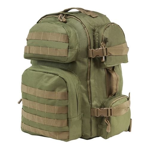 NcStar Tactical Backpack Green with Tan Trim