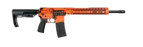 Black Rain Ordnance Spec Plus Fusion Orange Battleworn 223 Remington/5.56 NATO AR15 Semi Auto Rifle