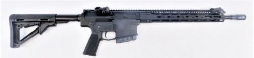 Troy-Rifle M4A4 308 16 SOCC 13 Hollow Point Rail w/sights- Black