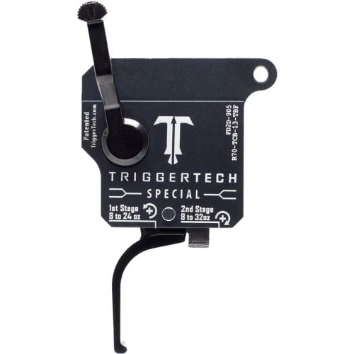 TriggerTech Rem 700 Special Two Stage Trigger PVD Black Pro Curved Top Safe