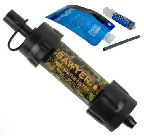 Sawyer MINI Water Filtration System - Camo
