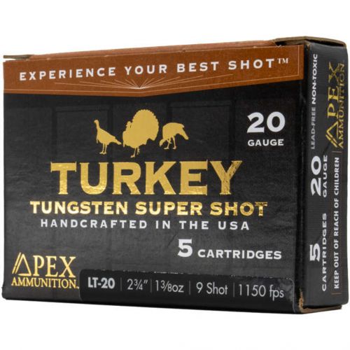 Apex Turkey TSS Shotgun Ammo 20 ga. 2-3/4 in. 1-3/8oz #8 shot  5 Round