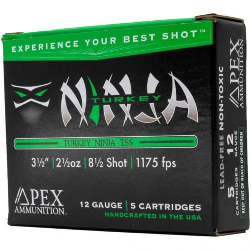 Apex Turkey Ninja TSS Ninja Shotgun Ammo 12 ga. 3.5 in. 2-1/2oz #8.5 shot