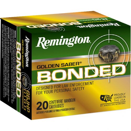 Remington Golden Saber Bonded Handgun Ammo 40 S&W 180 gr. BJHP Bonded 20 Round