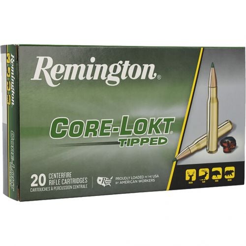 Remington Core-Lokt Tipped Rifle Ammo 308 Win. 180 gr. Core-Lokt Tipped 20 